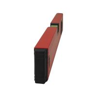 TOPTRADE spirit level Reflex #RED, 2 vials, 2000 mm (2)