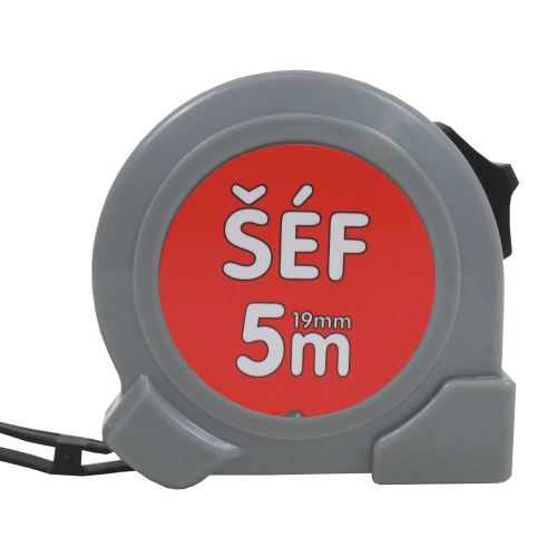 TOPTRADE tape measure, "ŠÉF", single brake, 19 mm x 5 m (7)