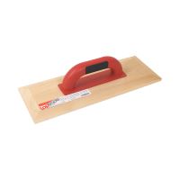 TOPTRADE wooden trowel, PROFESSIONAL, 400 x 140 mm