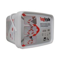 TOPTRADE leveling clip, retaining clip, thickness 1 mm, leveling height 3 - 12 mm / 600 pc (1)