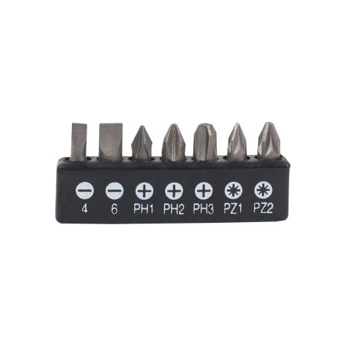 TOPTRADE bits, Cr-V, 7 pcs/set