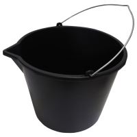 bucket with funnel ,plastic ,16l