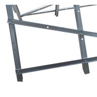 TOPTRADE saw horse, galvanized, max load capacity 150kg, for wood cutting (9)