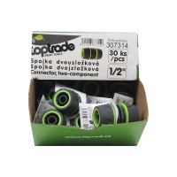 TOPTRADE two-component coupling, 1/2", set of 30 pcs (1)