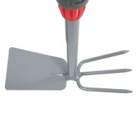 TOPTRADE flat hoe - trident, PP handle, length 29 cm (6)