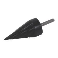TOPTRADE wood splitting screw, 2 x adaptor 65 mm, SDS+ and hexagon, 50 x 102 mm (2)