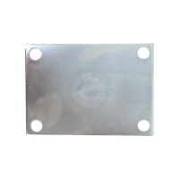 TOPTRADE anchor foot, adjustable, on screws, 80 - 150 mm x 90 mm, galvanized (3)