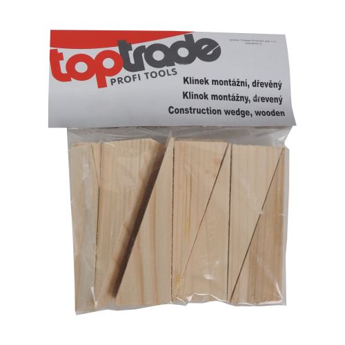 TOPTRADE mounting wooden wedge, 15pcs, 150x20x50 - 1mm (5)