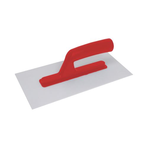 TOPTRADE ABS trowel, plastic, open handle, 280 x 140 x 3 mm, hobby