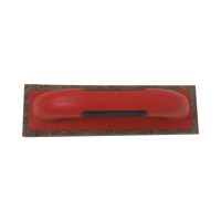 TOPTRADE ABS trowel, brown felt, slatted, PROFESSIONAL, 220 x 65 x 10 mm (2)