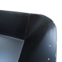 TOPTRADE spare black tray, with holes, 60l (2)