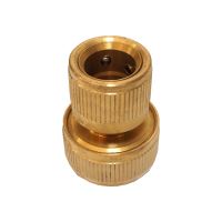 quick connector, brass, 3/4“