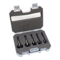 TOPTRADE forstner bit, with SK blades, 15 - 35 mm, set of 5 pieces