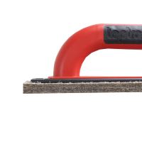 TOPTRADE ABS trowel, brown felt, PROFESSIONAL, 280 x 140 x 10 mm (4)
