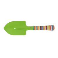 TOPTRADE children garden tool 3pcs/set, shovel, spade, rake, green metal head, 3 pcs (13)
