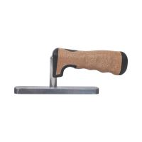 TOPTRADE stainless steel trowel, with ECO handle, tooth 12 mm, 270 x 130 mm, professional (1)