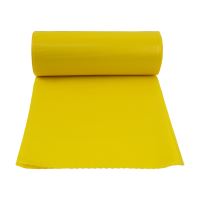 TOPTRADE recycling waste bag, yellow, package 8 pcs, 40 µm, 120 l