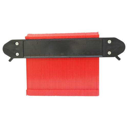 TOPTRADE copy template, lamellar, for tilers, 2 locks, length 15 cm