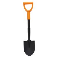 TOPTRADE rescue shovel, metal handle, welded, shaped profile, length 710mm, Profi
