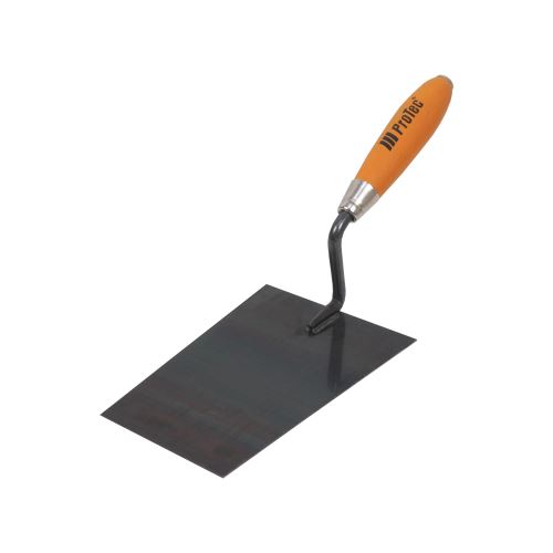 ProTec steel mason trowel, black, 180 x 130 mm, Profi (1)
