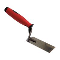 TOPTRADE stainless steel trowel, plastering,100x80mm