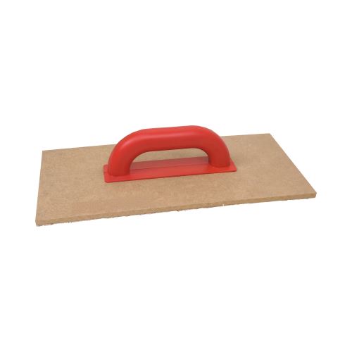 TOPTRADE trowel with stones, MDF board, abrasive paper, 400 x 200 mm, granularity 16