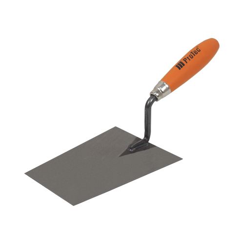 ProTec steel mason trowel, grinded, 180 x 130 mm, Profi (1)