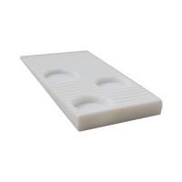 TOPTRADE mounting wedge, plastic, set of 20 pcs., 60 x 30 x 6 mm (3)