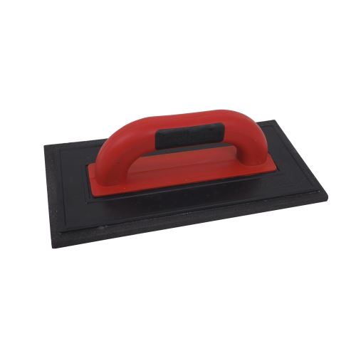 TOPTRADE ABS trowel, microrubber, PROFESSIONAL, 280 x 140 x 8 mm