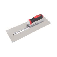 stainless steel trowel, with rubberized handle, smooth, 360x120 mm, profi