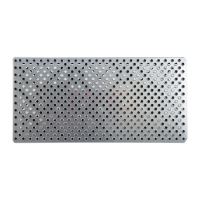 TOPTRADE grater on polystyrene, PROFESSIONAL, on perforated plastic ,270 x 130 mm (6)