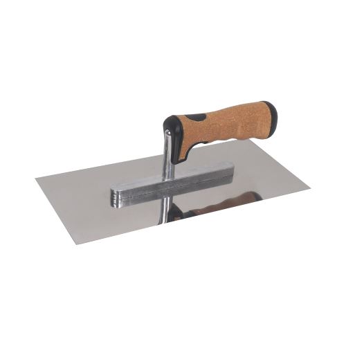 TOPTRADE stainless steel trowel, with ECO handle, smooth, 270 x 130 mm, profi (6)
