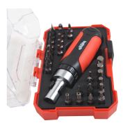 TOPTRADE ratchet screwdriver, with bits, set of 29 pcs (5)