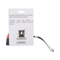 TOPTRADE tape measure,rubberised casing,magnet,25 mm x 10 m (2)
