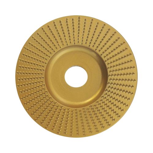 TOPTRADE rasp disc, fine, for wood, for angle grinder, 125 x 22.23 x 3 mm