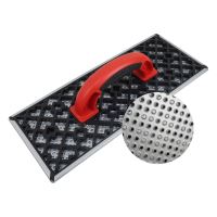 TOPTRADE grater on polystyrene, PROFESSIONAL, on perforated plastic ,380 x 160 mm