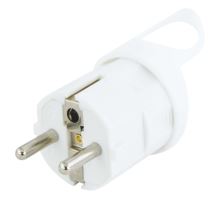 plug for moving inlet, angled outlet, ~ 250 V / 16 A