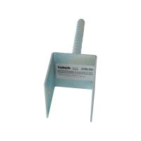 TOPTRADE anchor foot for concrete,  80 x 90 mm, galvanized (1)