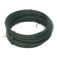 binding wire, plastic-coated, green, O 0,9 (0,65) mm / 30 m