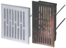 ventilation grille,metal,brown,square,mesh,225x155/210x140mm,outlet 200x130mm