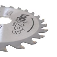 TOPTRADE saw blade, for wood, SK blades, 24 teeth, 115 x 1.8 x 22,2/20/16 mm (4)