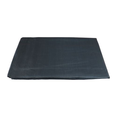 TOPTRADE covering tarpaulin, antracit, with metal eyelets, 2 x 3 m, 100 g / m2