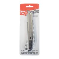 TOPTRADE snap-off all metal knife, 18 mm, profi (1)