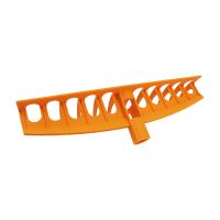 TOPTRADE standard rake, "Multiclick", plastic, without handle, 11 teeth, 41 x 8 cm (1)