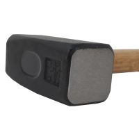 TOPTRADE double-sided hammer mallet, wooden handle, 1500 g (3)