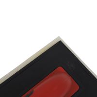 TOPTRADE ABS trowel, soft foam, PROFESSIONAL, 280 x 140 x 20 mm (4)