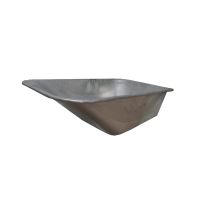 TOPTRADE spare tray, 80 l, galvanized, with holes