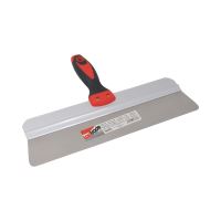 TOPTRADE stainless steel scraper, round edges, dural frame, 350 mm (1)