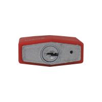 TOPTRADE padlock, blue, 5 keys, 40 mm (5)
