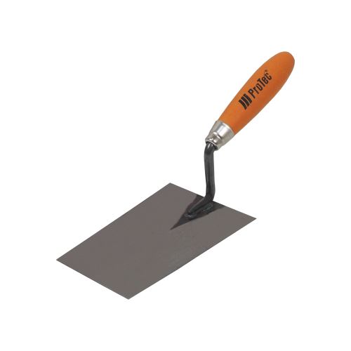 ProTec steel mason trowel, grinded, 160 x 110 mm